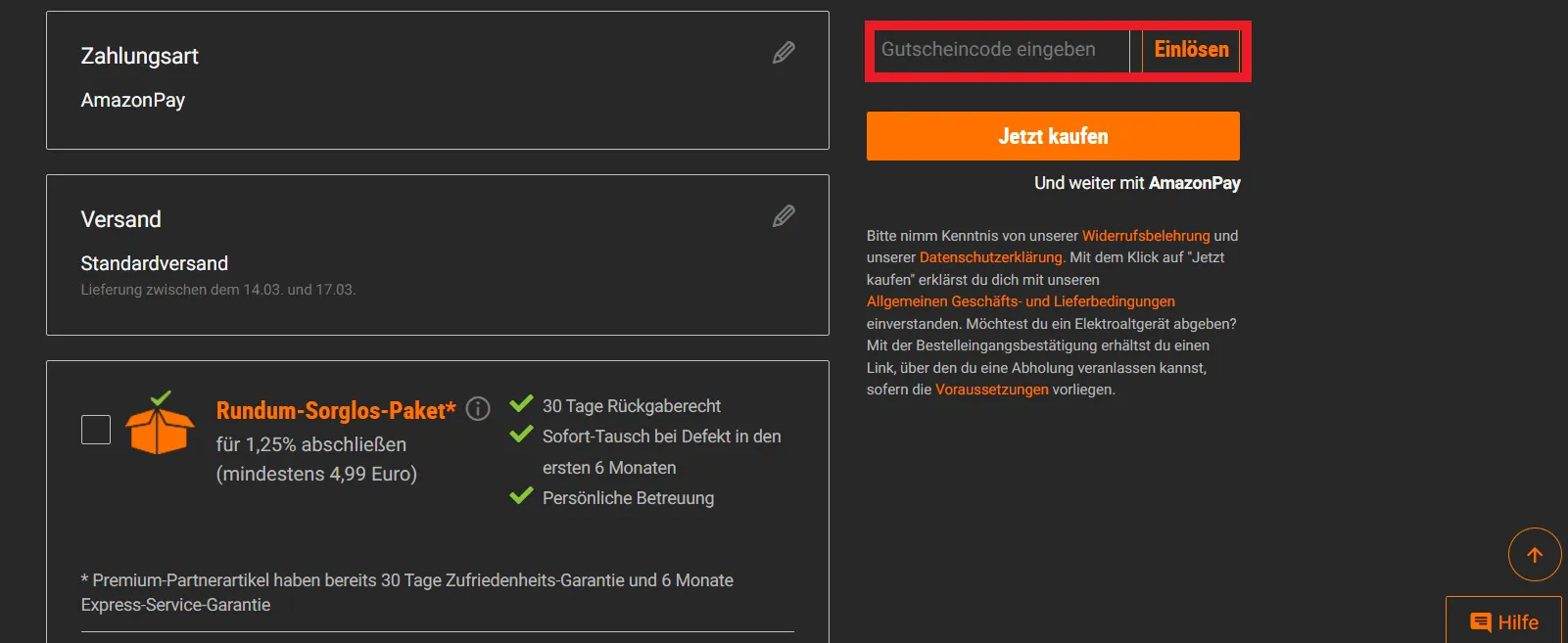 notebooksbilliger Gutscheincode einlösen