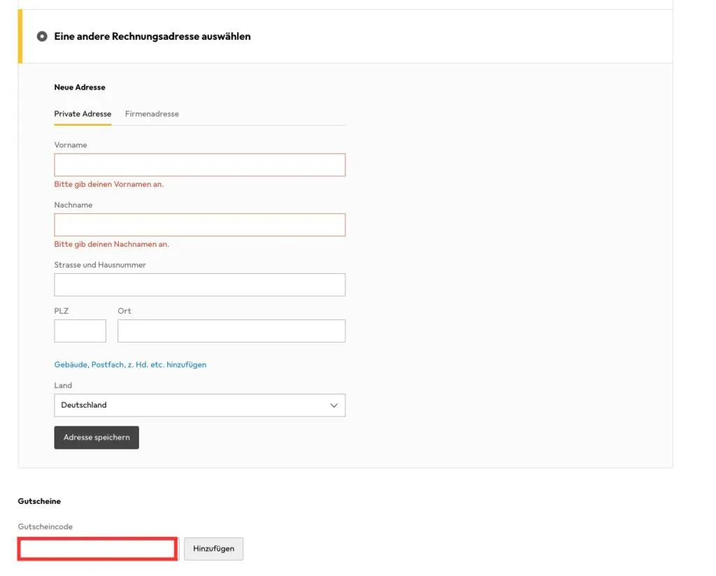 GALAXUS Gutscheincode einlösen