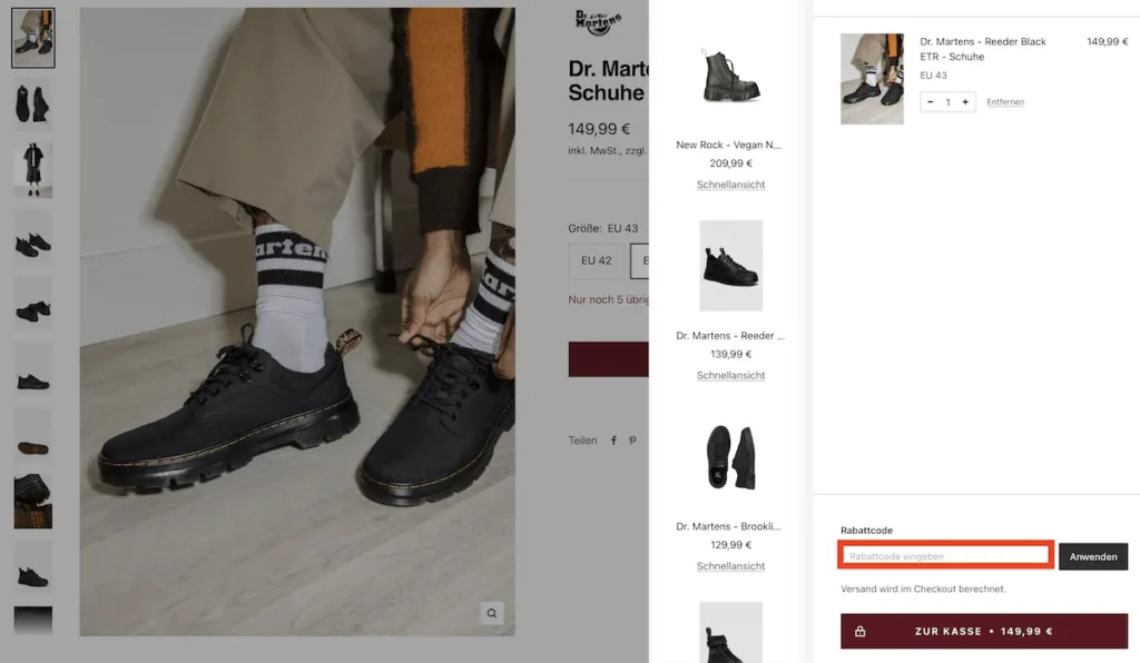 Impericon Rabattcode anwenden