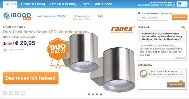 iBood Onlineshop