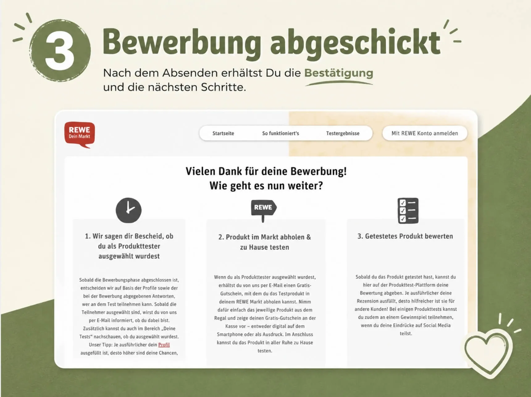 Nachfolgend findest du Screenshots der einzelnen Schritte 3