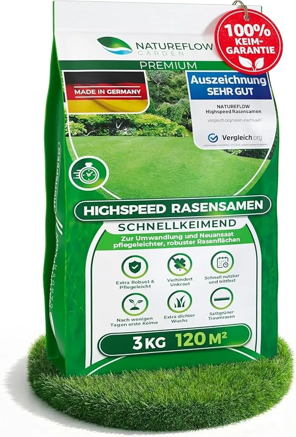 Natureflow Rasensamen 3 kg