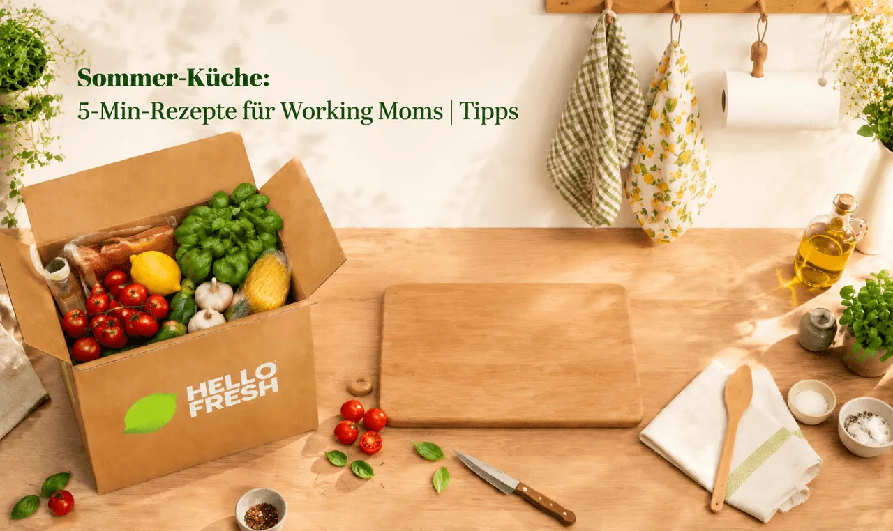 Sommer-Küche ohne Kochkompass: 5-Min-Rezepte für Working Moms mit HelloFresh + 2 Alternativen