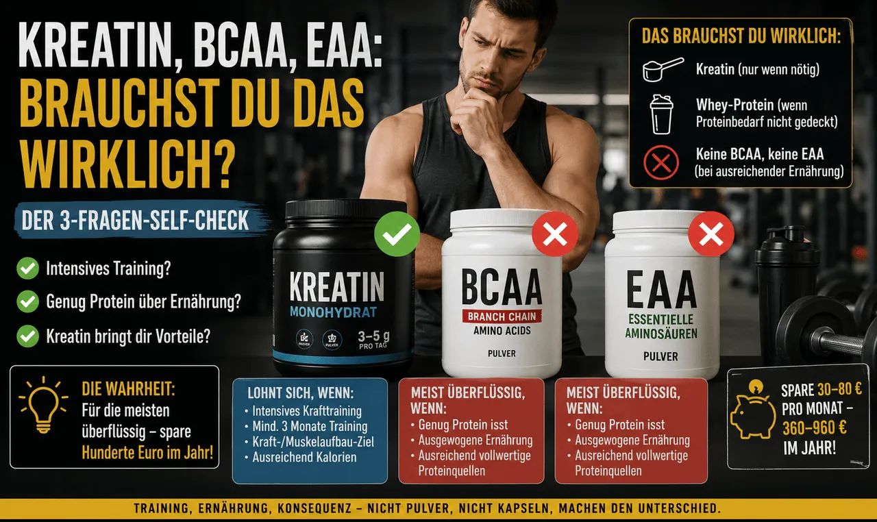Fitness Supplements - was wirkt wirklich