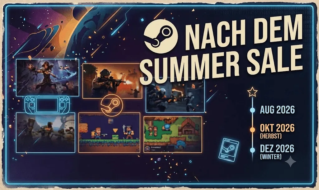 Steam Summer Sale 2026 ist vorbei — was kommt als nächstes: Die 8 besten Sale-Termine bis Januar 2027