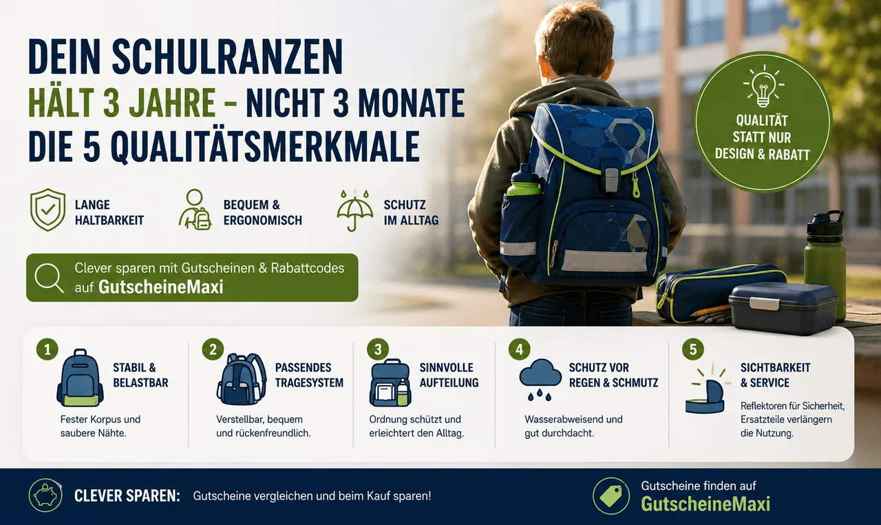 Schulranzen Haltbarkeit und Qualitätsmerkmale
